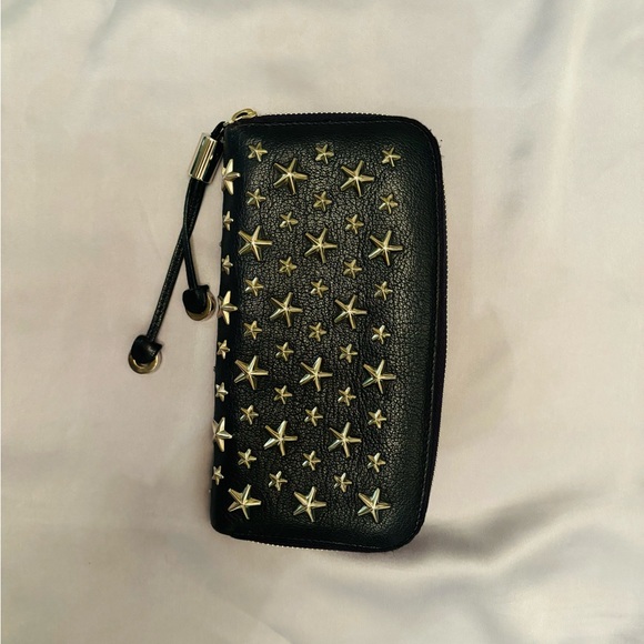🌙Jimmy Choo Philippa Star Studs Zip Around Long Wallet in excellent condition - Picture 8 of 17